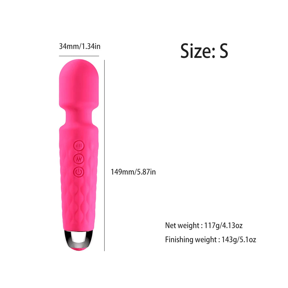 10 Modes G spot Clitoris Vibrator Stimulator Adult Supplies for Women Powerful Clit Massager AV Magic-Wand Female Erotic Sex Toy