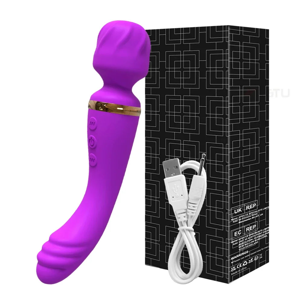 Powerful Ava Bar Vibrator Wand Dildos Sex Toys for Woman Dual Motor Clit G-Spot Clitoris Stimulator Vibrators Sex Toy for Couple