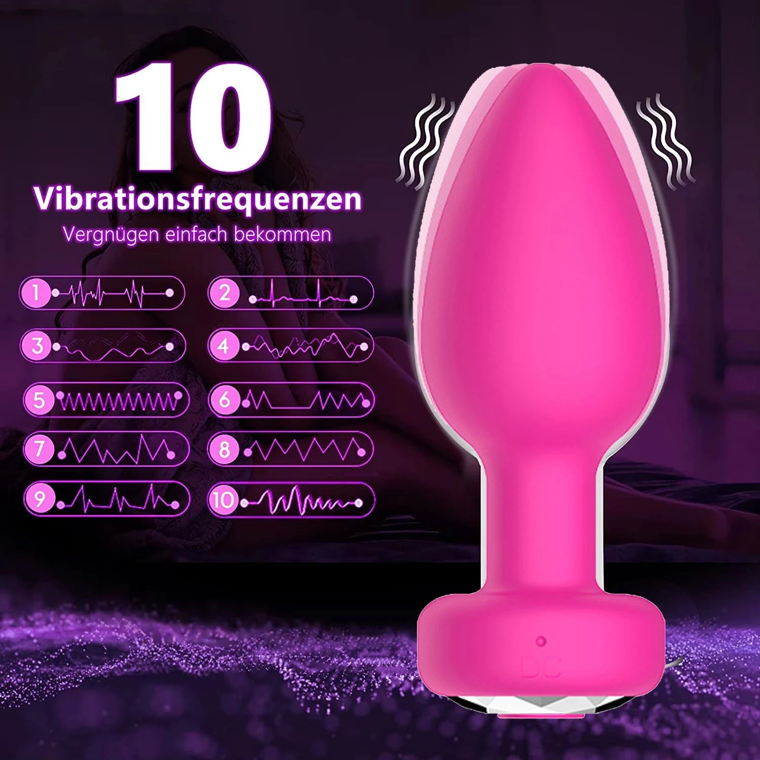 1PC Wireless Control Anal Vibrator Butt Plug Men Prostate Massager Stimulator Female Masturbator Adult Sex Toys for Women Gay
