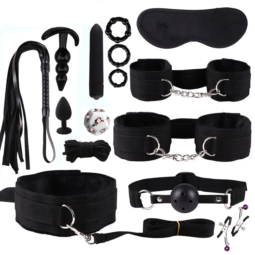 Sex toys for women BDSM sexual couples kit Adult Sexy Toys sexyshop erotic accessories handcuffs for session Anal plug sex game