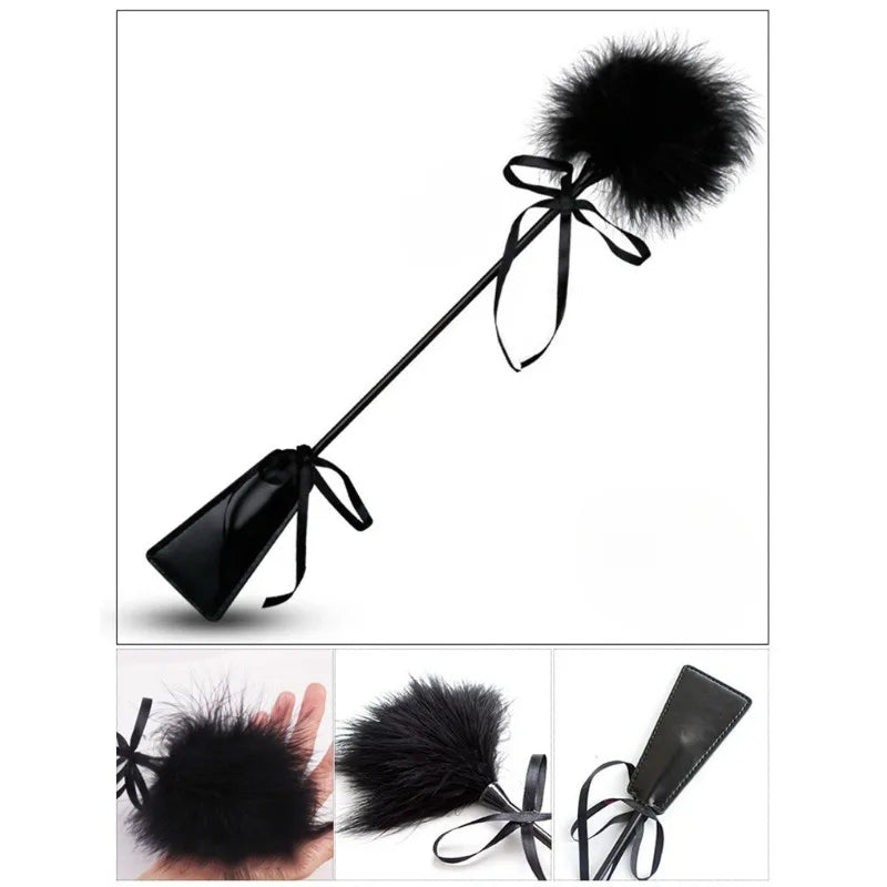 Sex Toys  Flirting Feather Tickled Whip Spank Flogger Clit Tickler BDSM Bondage Slave Erotic Adult Toys