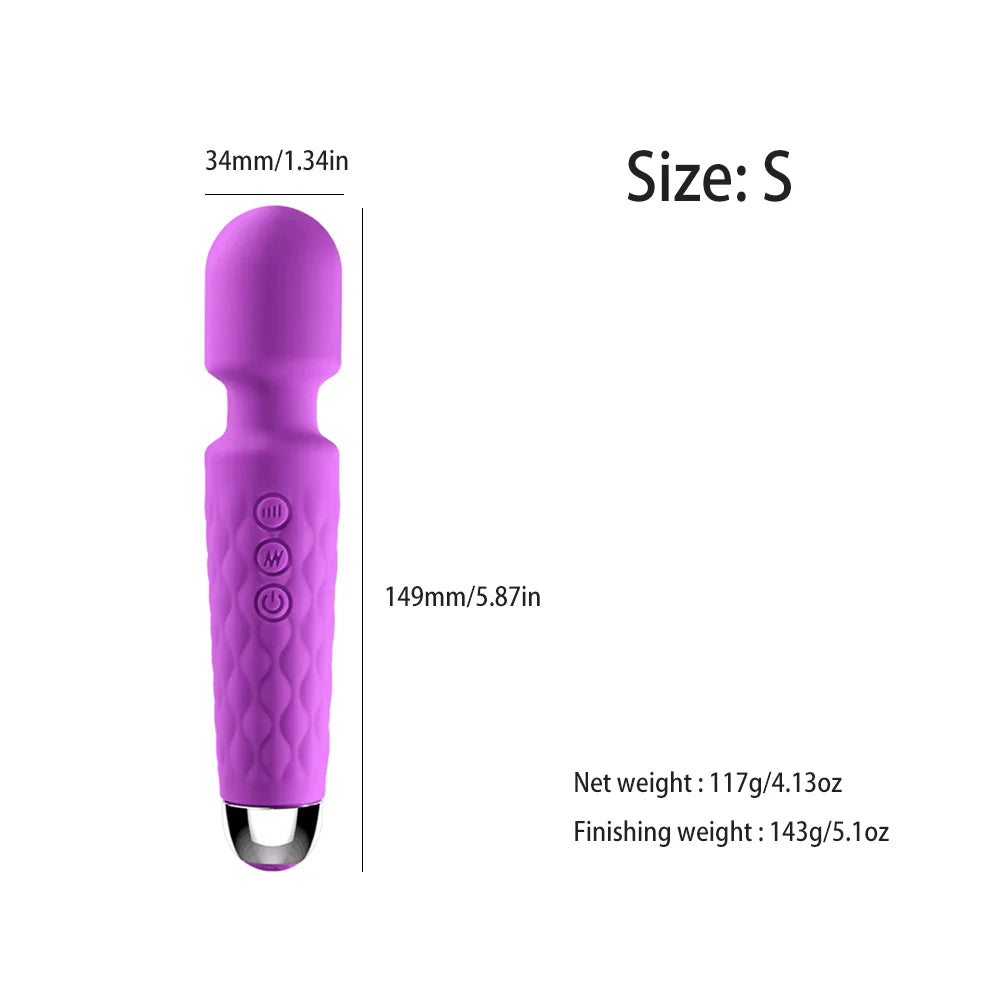 10 Modes G spot Clitoris Vibrator Stimulator Adult Supplies for Women Powerful Clit Massager AV Magic-Wand Female Erotic Sex Toy