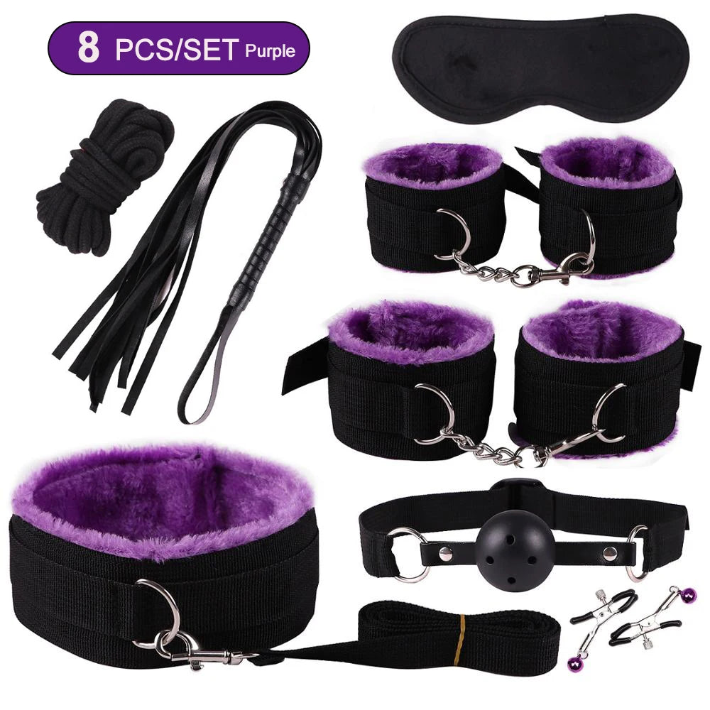 Sex toys for women BDSM sexual couples kit Adult Sexy Toys sexyshop erotic accessories handcuffs for session Anal plug sex game