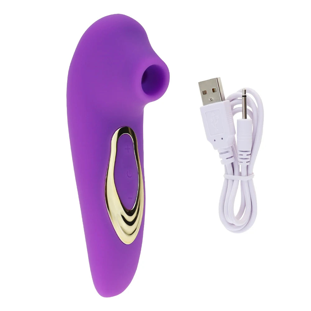Powerful Suction Cup Clitoral Sucking Vibrator Clitoral Nipple Oral Vacuum Stimulating Massager for Female Masturbation Sex Toy