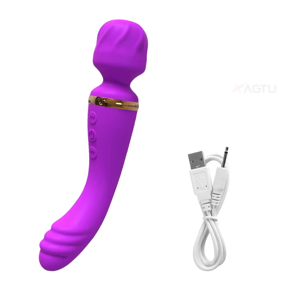 Powerful Ava Bar Vibrator Wand Dildos Sex Toys for Woman Dual Motor Clit G-Spot Clitoris Stimulator Vibrators Sex Toy for Couple