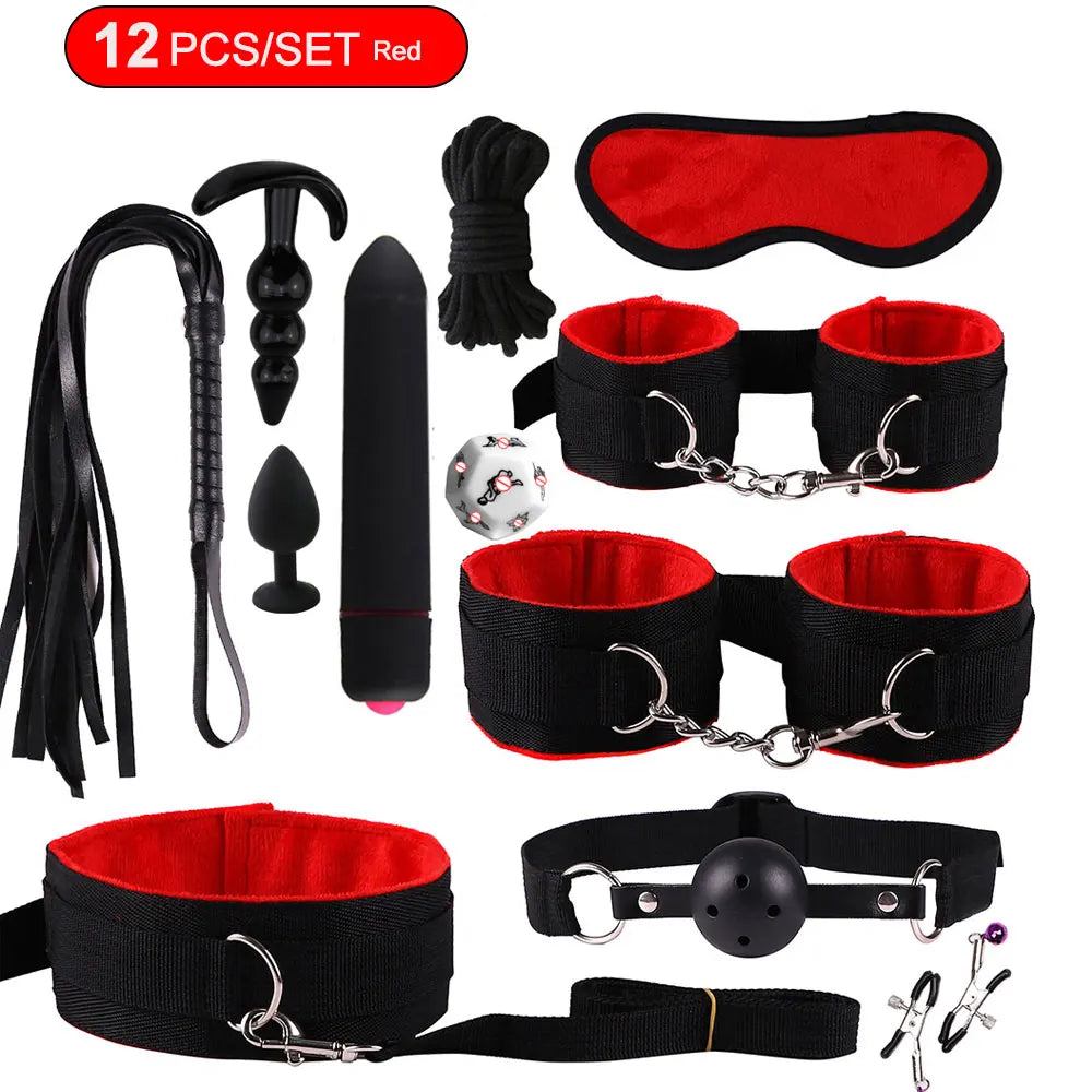 Sex toys for women BDSM sexual couples kit Adult Sexy Toys sexyshop erotic accessories handcuffs for session Anal plug sex game